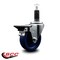 Service Caster 4'' Solid Poly Swivel 1-1/8'' Expanding Stem Caster with Brake SCC-EX20S414-SPUS-PLB-118 - alternate 4